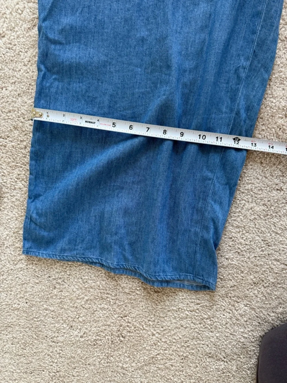 Old Navy Light Blue Denim Jumpsuit with Wide Legs - Picture 5 of 10